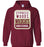 Cypress Woods High School Wildcats Deep Red Hoodie 01