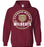 Cypress Woods High School Wildcats Deep Red Hoodie 04