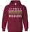 Cypress Woods High School Wildcats Deep Red Hoodie 24