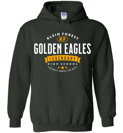 Klein Forest High School Golden Eagles Forest Green Hoodie 44