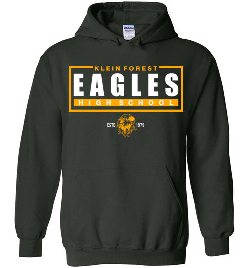 Klein Forest High School Golden Eagles Forest Green Hoodie 49