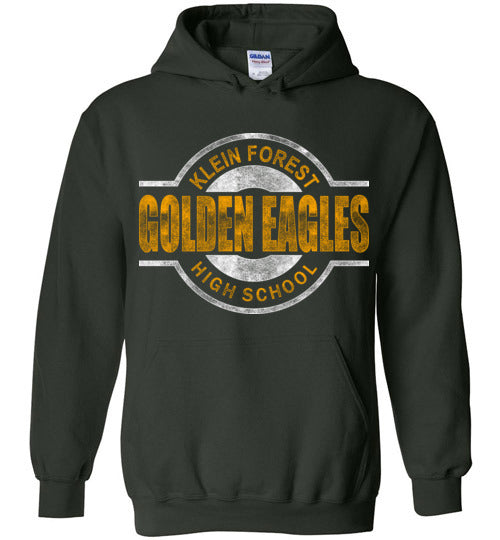 Klein Forest Golden Eagles Forest Green Hoodie - Design 11