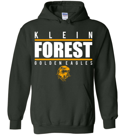 Klein Forest High School Golden Eagles Forest Green Hoodie 07