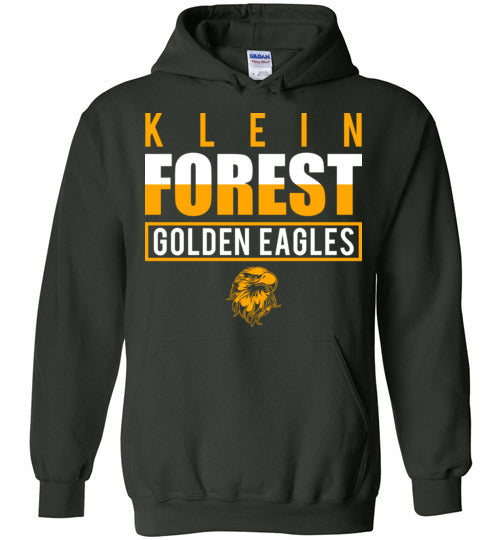 Klein Forest High School Golden Eagles Forest Green Hoodie 29