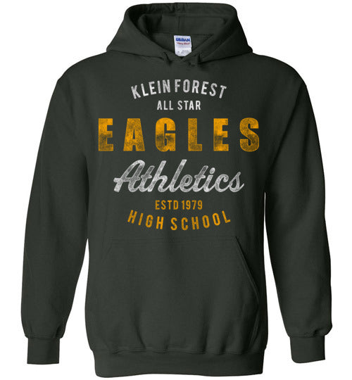 Klein Forest High School Golden Eagles Forest Green Hoodie 34