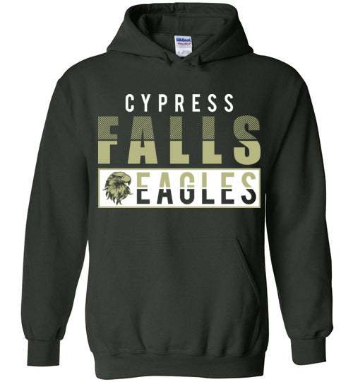 Cypress Falls High School Eagles Forest Green Hoodie 31