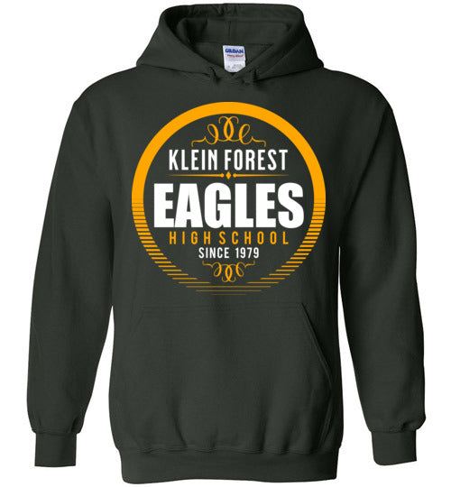 Klein Forest High School Golden Eagles Forest Green Hoodie 38