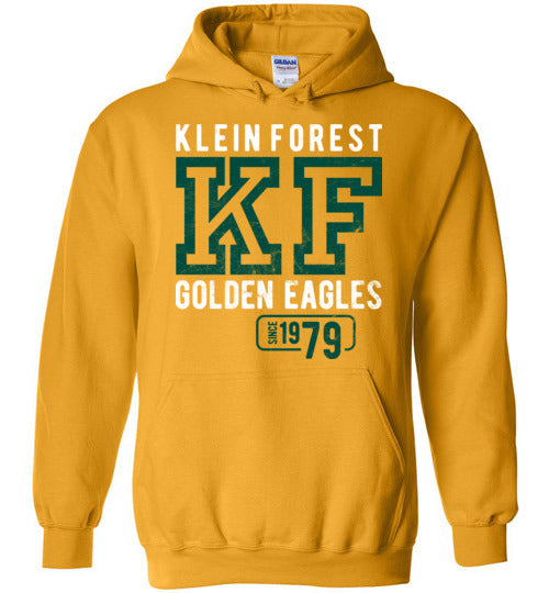 Klein Forest Golden Eagles Gold Hoodie - Design 08