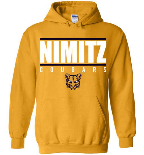 Nimitz High School Cougars Gold Hoodie 07