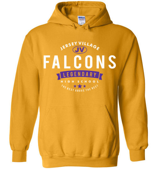 Jersey Village High School Falcons Gold Hoodie 44