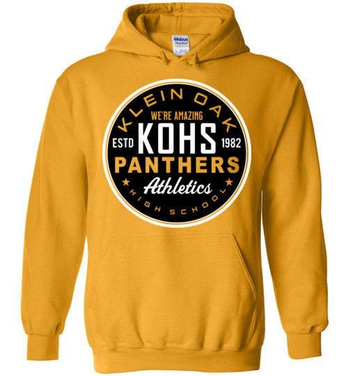 Klein Oak High School Panthers Gold Hoodie 28