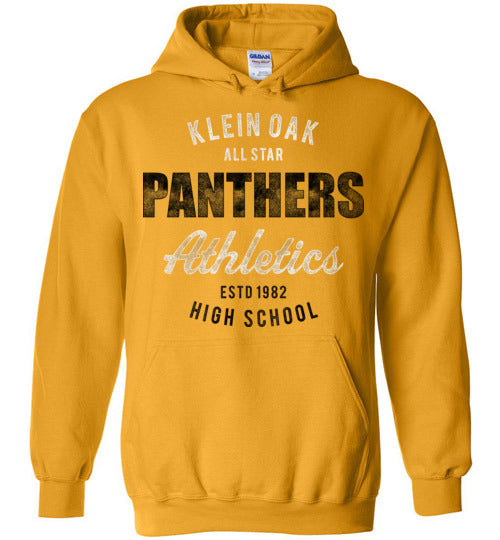 Klein Oak High School Panthers Gold Hoodie 34