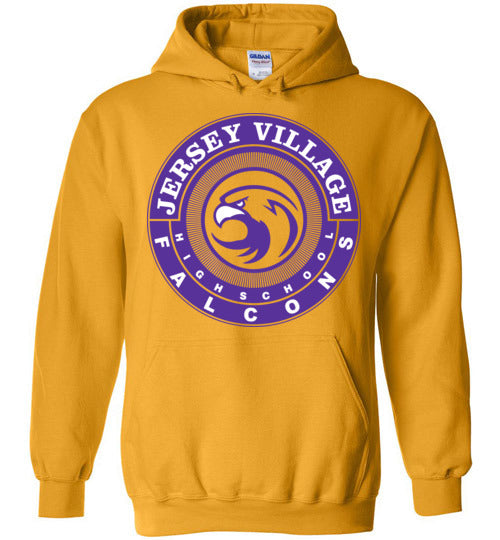 Jersey Village High School Falcons Gold Hoodie 02