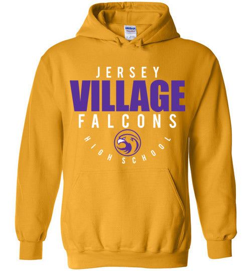 Jersey Village High School Falcons Gold Hoodie 12