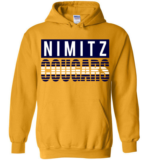 Nimitz High School Cougars Gold Hoodie 35