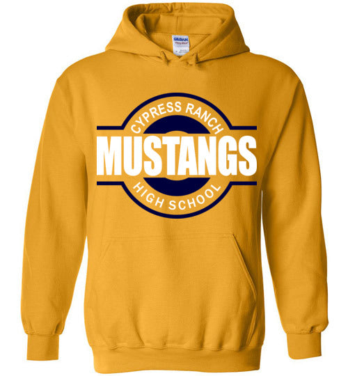 Cypress Ranch High School Mustangs Gold Hoodie 11