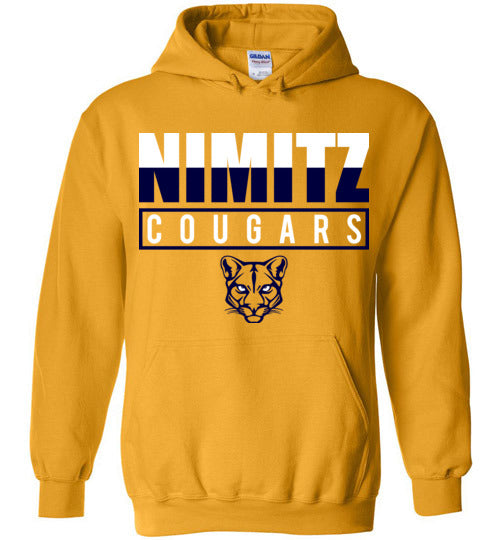 Nimitz High School Cougars Gold Hoodie 29