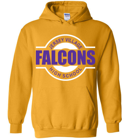 Jersey Village High School Falcons Gold Hoodie 11