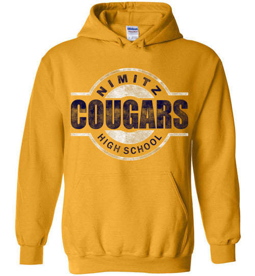 Nimitz High School Cougars Gold Hoodie 11