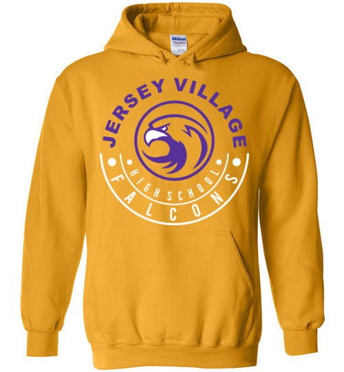 Jersey Village High School Falcons Gold Hoodie 19