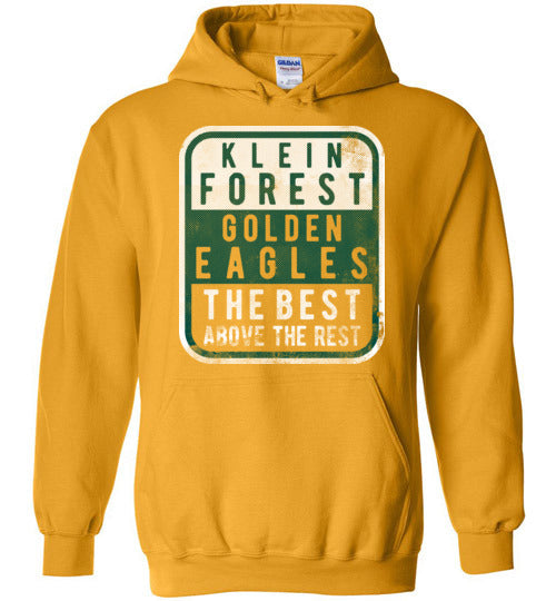 Klein Forest Golden Eagles Gold Hoodie - Design 01
