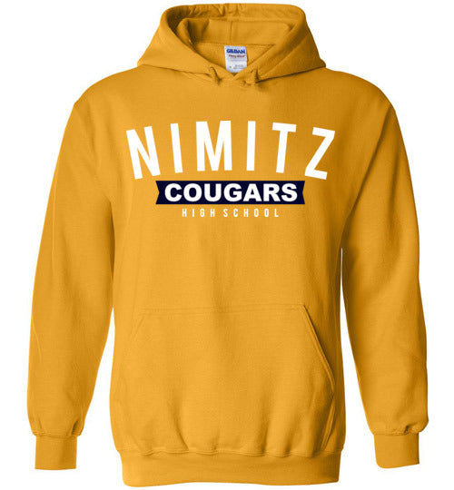 Nimitz High School Cougars Gold Hoodie 21