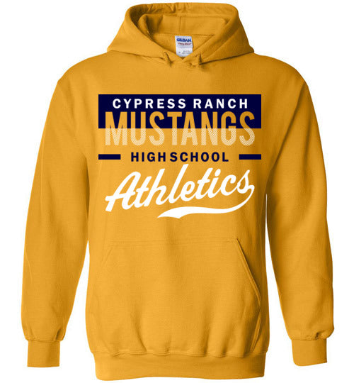 Cypress Ranch High School Mustangs Gold Hoodie 48