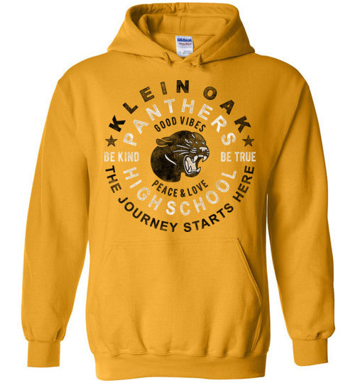 Klein Oak High School Panthers Gold Hoodie 16