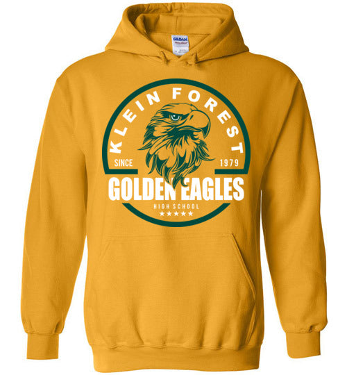 Klein Forest Golden Eagles Gold Hoodie - Design 04