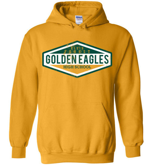 Klein Forest Golden Eagles Gold Hoodie - Design 09