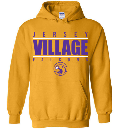 Jersey Village High School Falcons Gold Hoodie 07