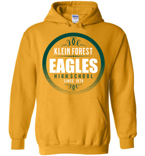 Klein Forest High School Golden Eagles Gold Hoodie 38