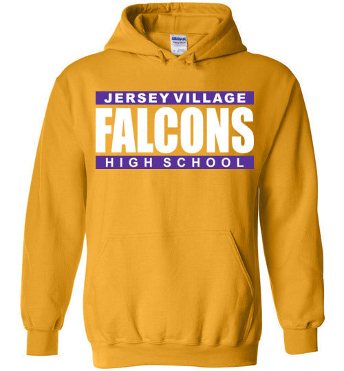 Jersey Village High School Falcons Gold Hoodie 98