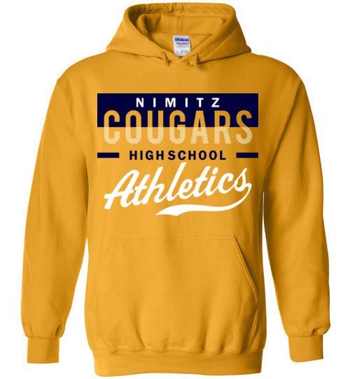 Nimitz High School Cougars Gold Hoodie 48