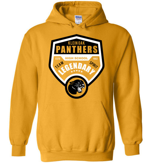 Klein Oak High School Panthers Gold Hoodie 14