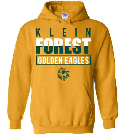 Klein Forest High School Golden Eagles Gold Hoodie 29