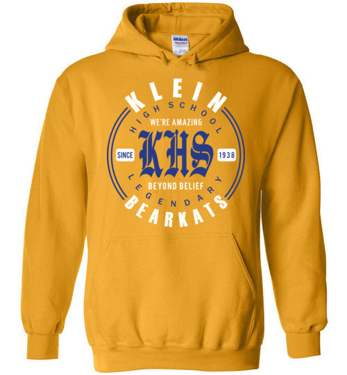 Klein Bearkats - Design 15 - Gold Hoodie