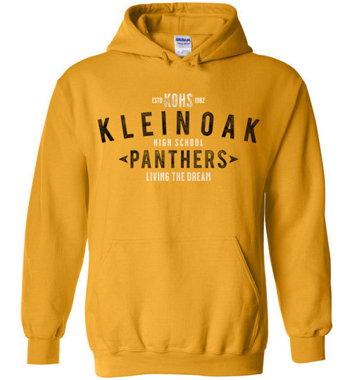 Klein Oak High School Panthers Gold Hoodie 42