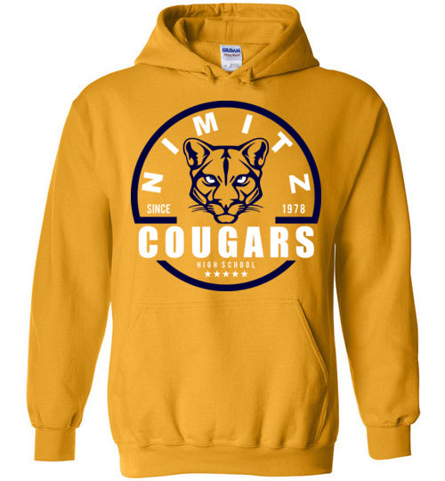 Nimitz High School Cougars Gold Hoodie 04