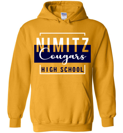 Nimitz High School Cougars Gold Hoodie 05