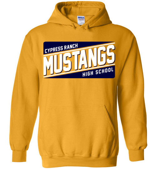 Cypress Ranch High School Mustangs Gold Hoodie 84