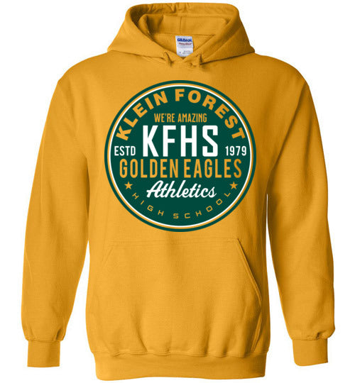 Klein Forest High School Golden Eagles Gold Hoodie 28