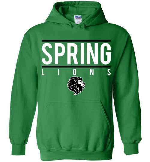 Spring High School Lions Green Hoodie 07