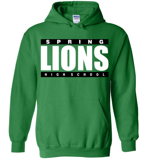 Spring High School Lions Green Hoodie 98