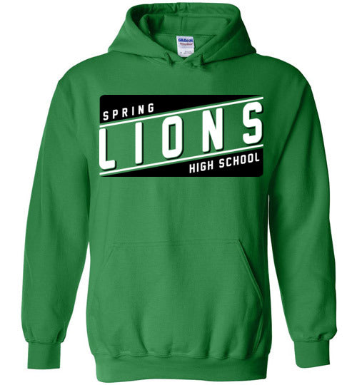 Spring High School Lions Green Hoodie 84