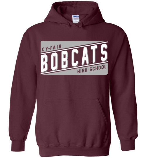 Cy-Fair High School Bobcats Maroon Hoodie 84