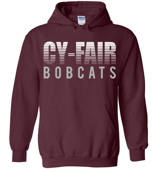 Cy-Fair High School Bobcats Maroon Hoodie 24