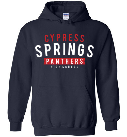 Cypress Springs High School Panthers Navy Hoodie 21