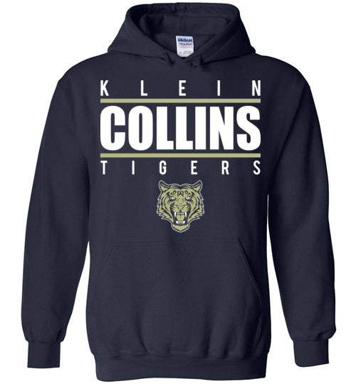 Klein Collins High School Tigers Navy Hoodie 07