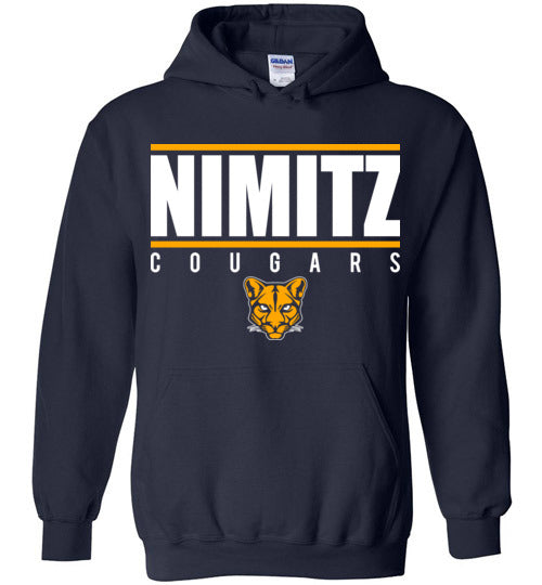 Nimitz High School Cougars Navy Hoodie 07